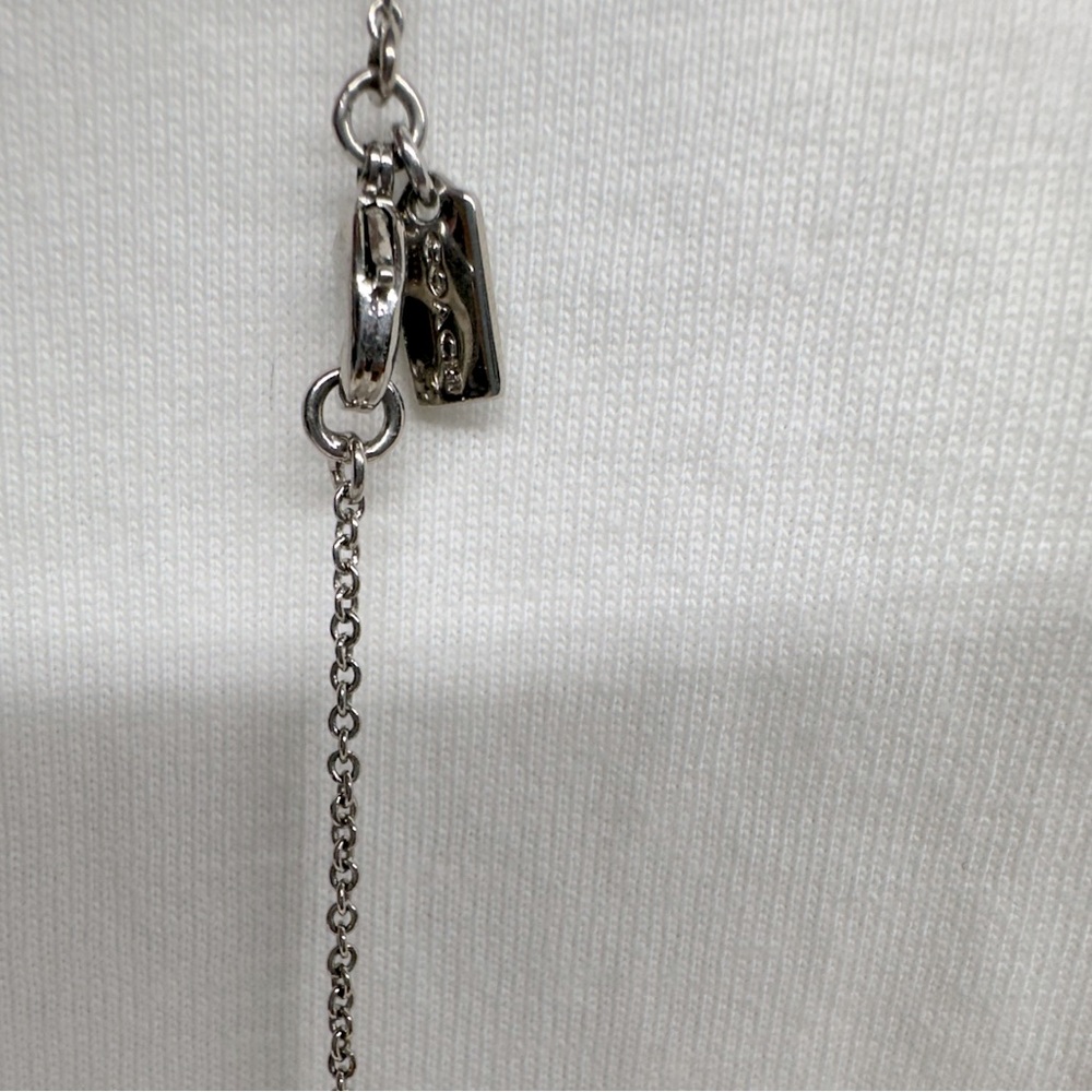 Coach Rainbow Swarovski Crystals stone statement necklace . No tag new - Picture 2 of 4